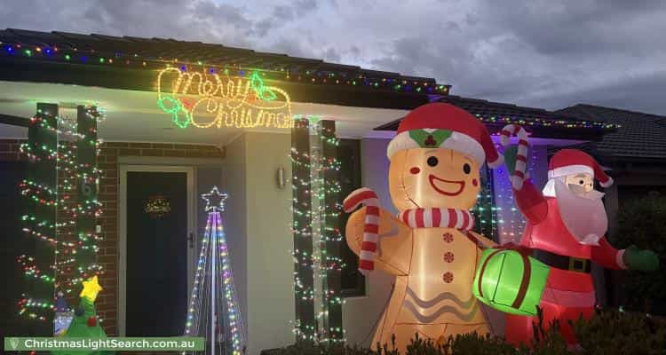 Christmas Light display at  Simon Avenue, Officer