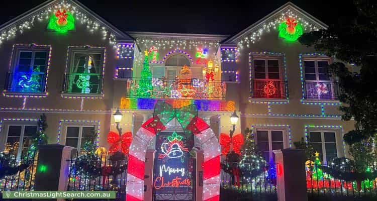 Christmas Light display at 22 Sandpiper Drive, Taylors Lakes