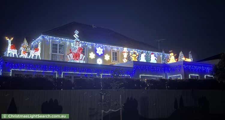 Christmas Light display at 22 Sandpiper Drive, Taylors Lakes