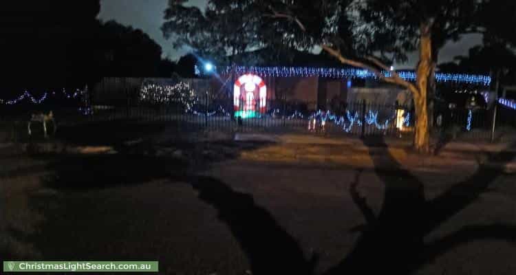 Christmas Light display at 27 Workara Terrace, Morphett Vale