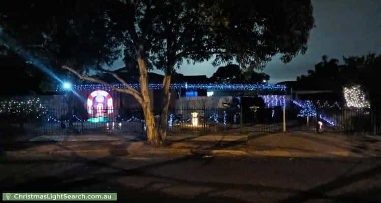 Christmas Light display at 27 Workara Terrace, Morphett Vale