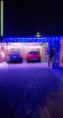 Christmas Light display at 55 Cupania Street, Algester