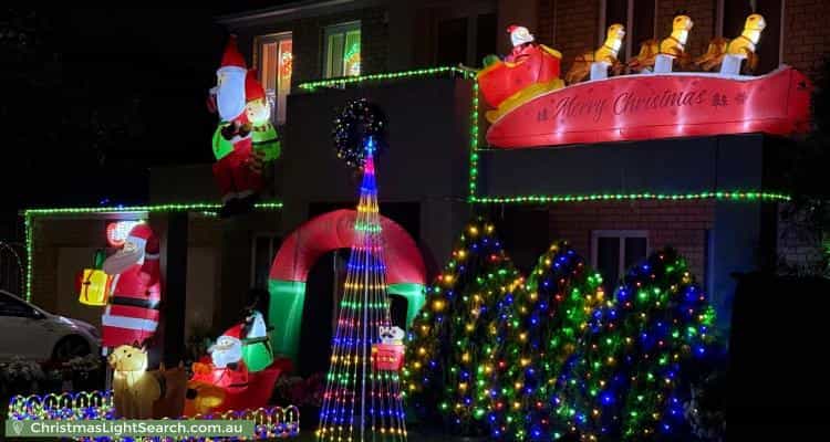 Christmas Light display at 9 Kings Domain, Caroline Springs