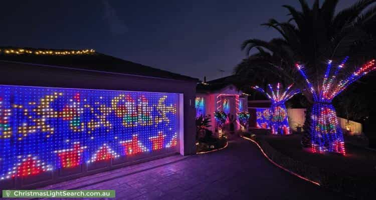 Christmas Light display at 9 Hillrise Close, Narre Warren South