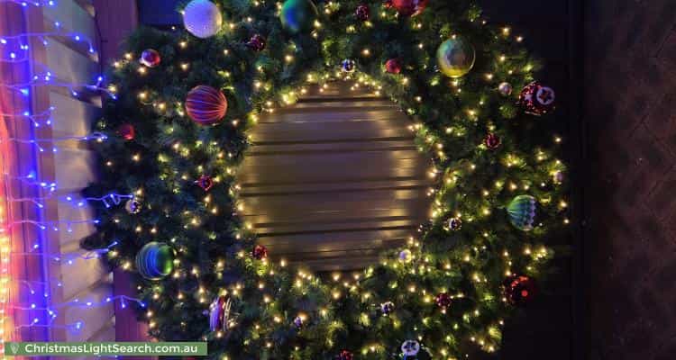 Christmas Light display at 33 Idaho Place, Craigie