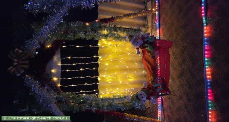 Christmas Light display at 33 Idaho Place, Craigie