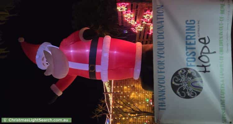 Christmas Light display at 33 Idaho Place, Craigie