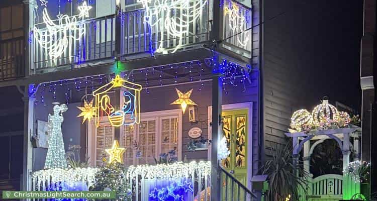 Christmas Light display at 48 Cameron Street, Birchgrove