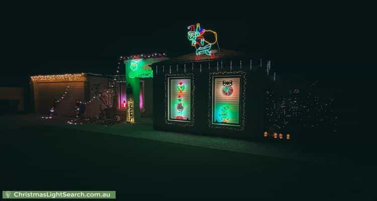 Christmas Light display at 15 McIver Way, Baldivis