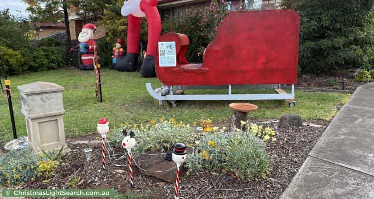 Christmas Light display at 101 Mossfiel Drive, Hoppers Crossing