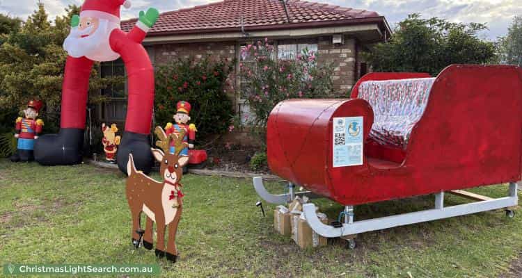 Christmas Light display at 101 Mossfiel Drive, Hoppers Crossing