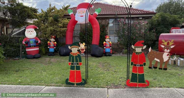 Christmas Light display at 101 Mossfiel Drive, Hoppers Crossing