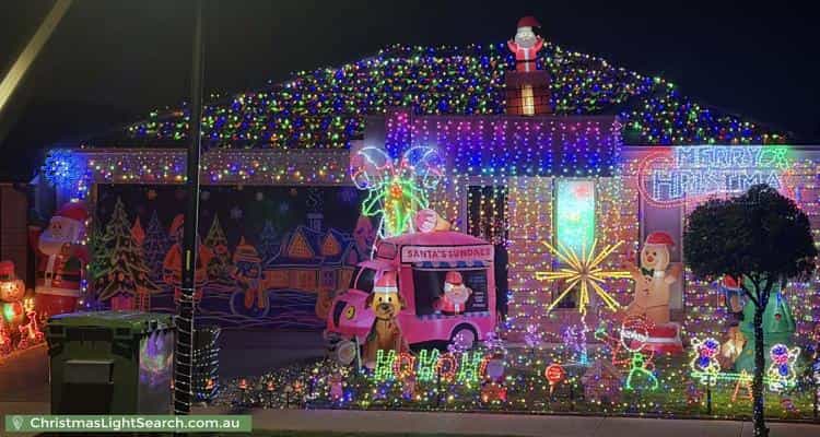Christmas Light display at  Ajay Way, Kurunjang