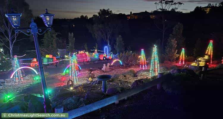 Christmas Light display at 2 Manning Boulevard, Darley