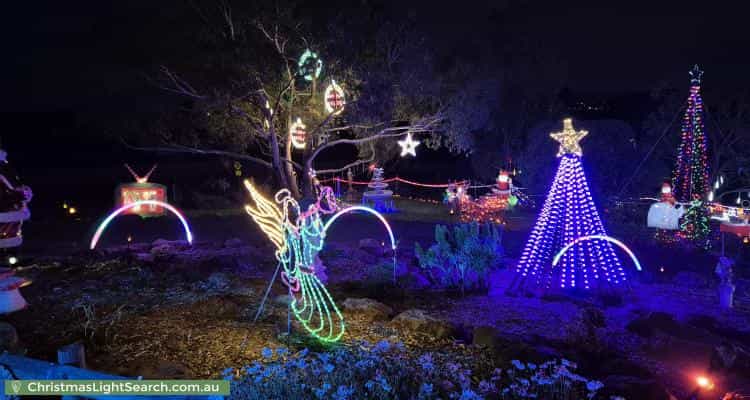 Christmas Light display at 2 Manning Boulevard, Darley