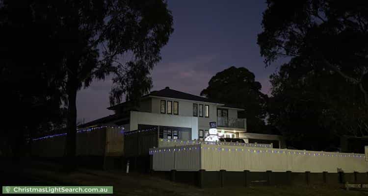 Christmas Light display at 1 The Close, Langwarrin