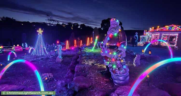 Christmas Light display at 2 Manning Boulevard, Darley