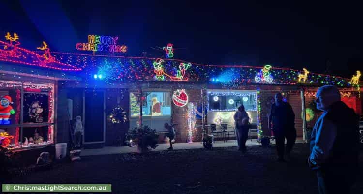 Christmas Light display at 2 Manning Boulevard, Darley