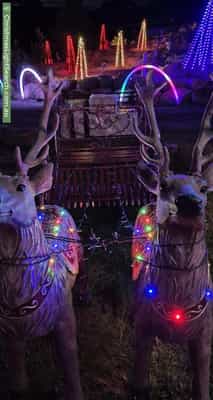 Christmas Light display at 2 Manning Boulevard, Darley