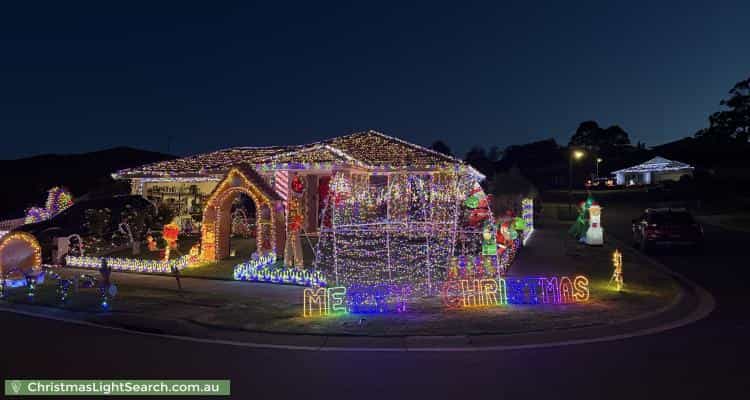 Christmas Light display at 7 Orchard Court, Drouin