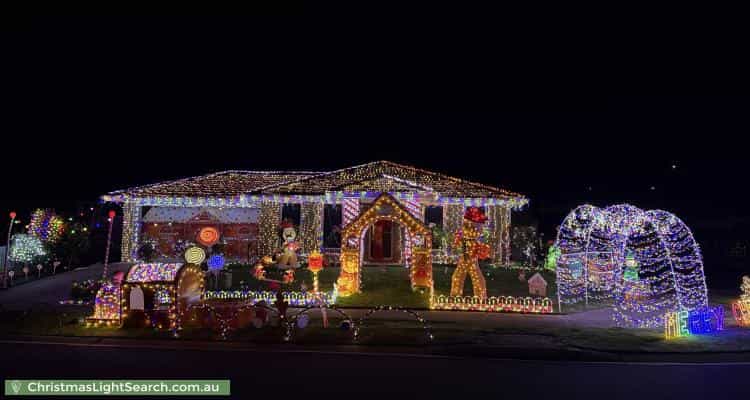 Christmas Light display at 7 Orchard Court, Drouin