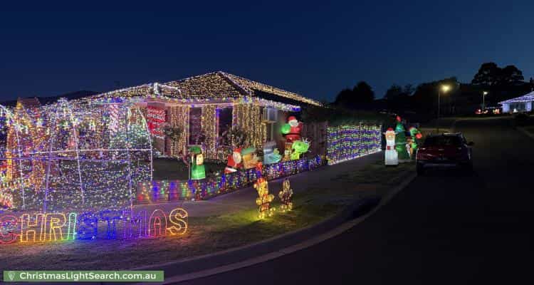 Christmas Light display at 7 Orchard Court, Drouin