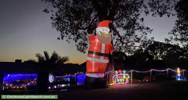 Christmas Light display at 36 Grange Avenue, Plenty