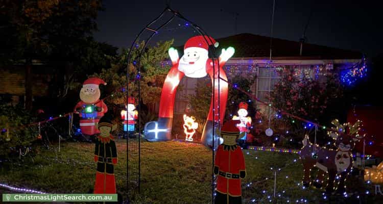 Christmas Light display at 101 Mossfiel Drive, Hoppers Crossing