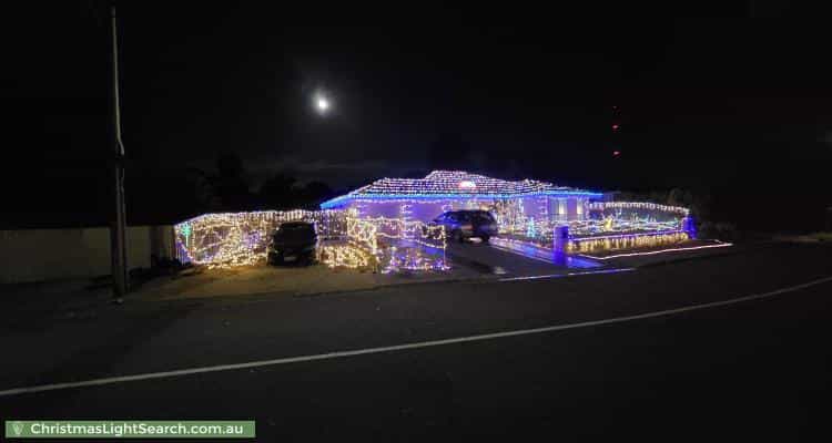 Christmas Light display at 48 Red Cedar Drive, Reynella