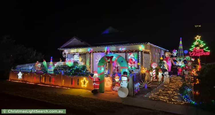 Christmas Light display at 9 Millett Street, Saint Arnaud