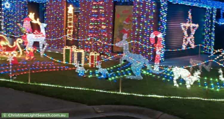 Christmas Light display at 27 Franks Way, Cranbourne North