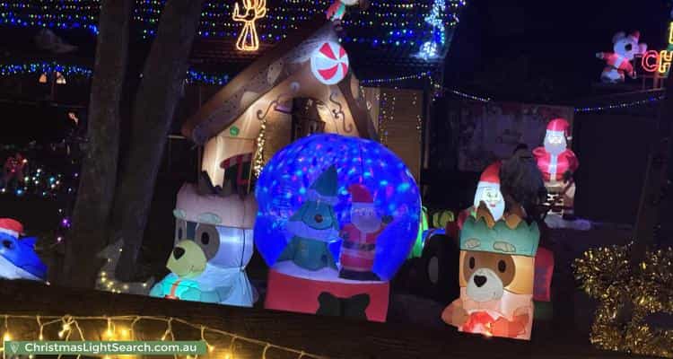 Christmas Light display at 40 Mayfield Road, Cranbourne East