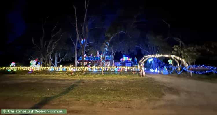 Christmas Light display at 40 Mayfield Road, Cranbourne East