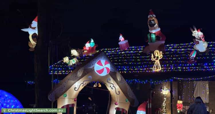 Christmas Light display at 40 Mayfield Road, Cranbourne East