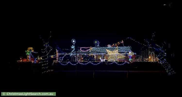 Christmas Light display at 59 Wittenoom Street, Boulder