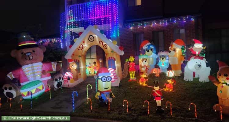 Christmas Light display at 36 Lyons Avenue, Burnside Heights