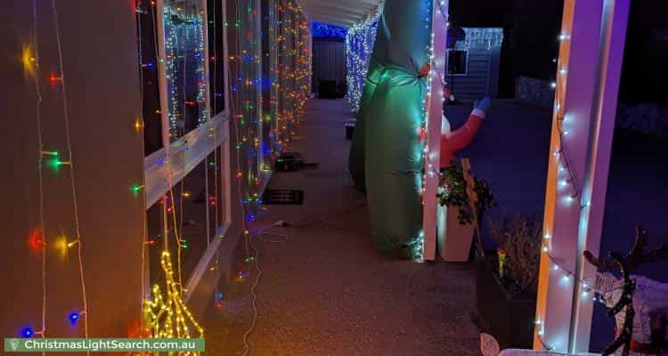 Christmas Light display at 8 Loton Place, Stirling