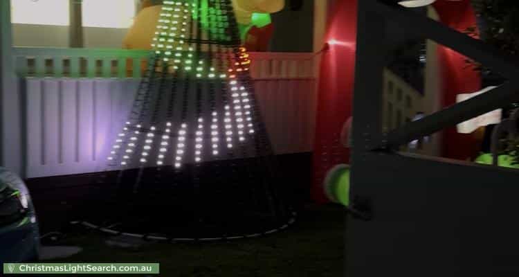 Christmas Light display at 24 Tweed Street, Highett