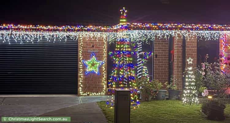 Christmas Light display at 27 Oak Avenue, Longwarry