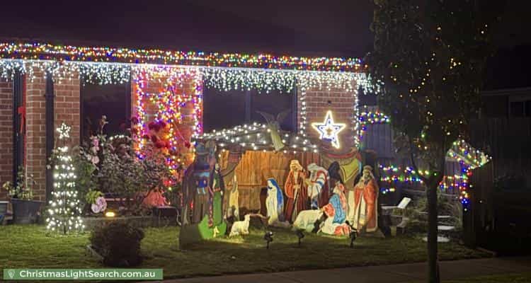 Christmas Light display at 27 Oak Avenue, Longwarry