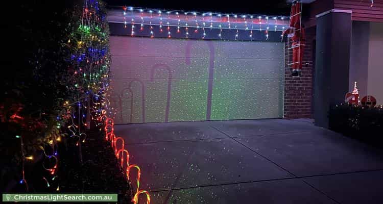 Christmas Light display at 40 Lincoln Way, Doreen