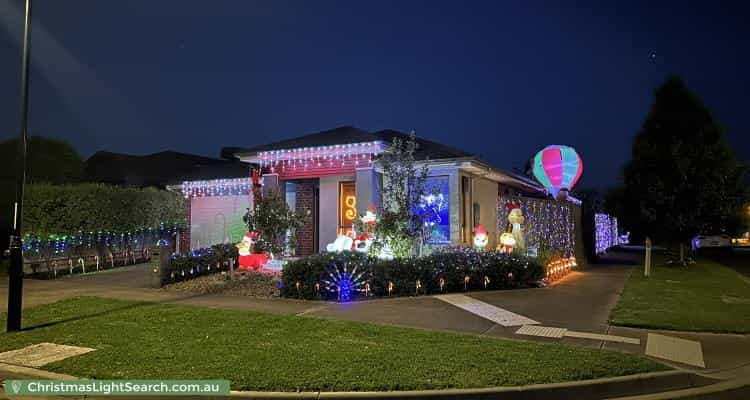 Christmas Light display at 40 Lincoln Way, Doreen