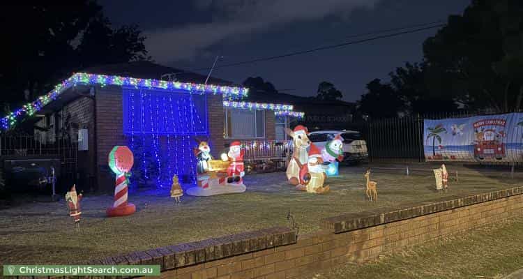 Christmas Light display at 133 Metella Road, Toongabbie