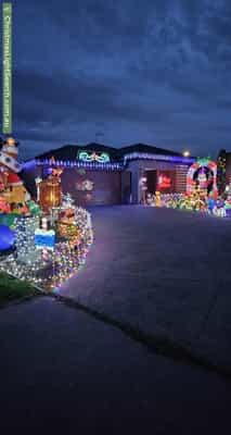 Christmas Light display at 14 Uralla Street, Wyndham Vale