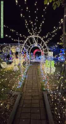 Christmas Light display at 18 Cooinda Avenue, Redwood Park