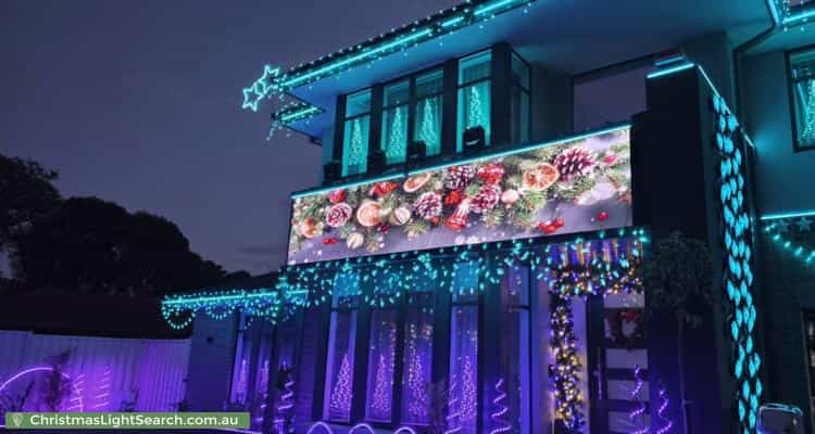 Christmas Light display at 55 Besgrove Street, Rosebud