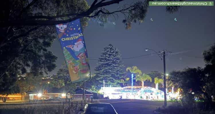 Christmas Light display at 23 Jindinga Way, Wanneroo