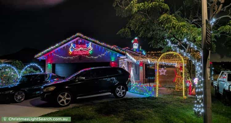Christmas Light display at 2 Sorghum Way, Delahey