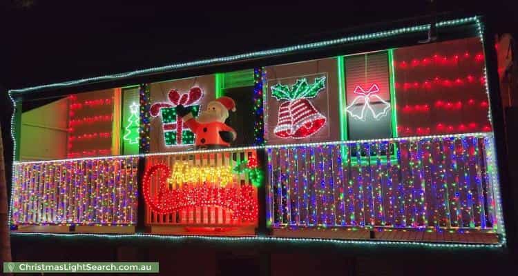 Christmas Light display at 61 Mount Vernon Street, Glebe