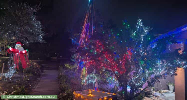 Christmas Light display at 100 Eucumbene Drive, Duffy